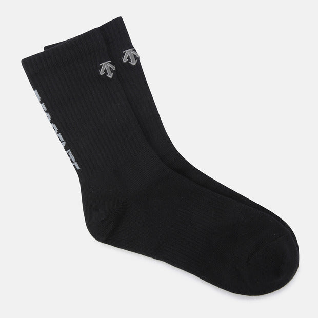 SPORTS BASIC VERTICAL WORDING CREW SOCKS 中性 運動襪