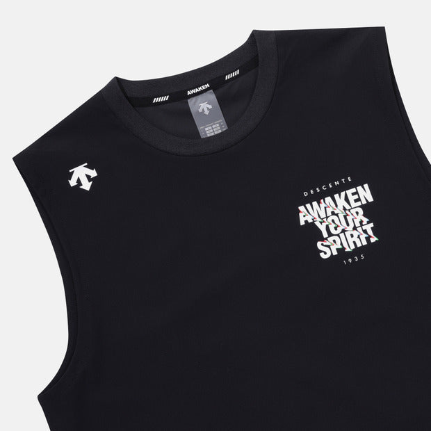 AWAKEN WORDING GRAPHIC SLEEVELESS 男士 運動無袖上衣