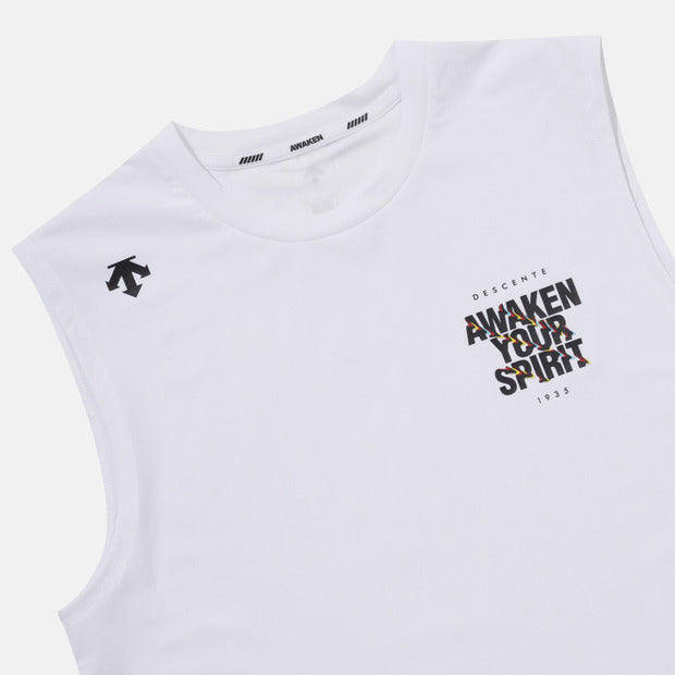 AWAKEN WORDING GRAPHIC SLEEVELESS 男士 運動無袖上衣