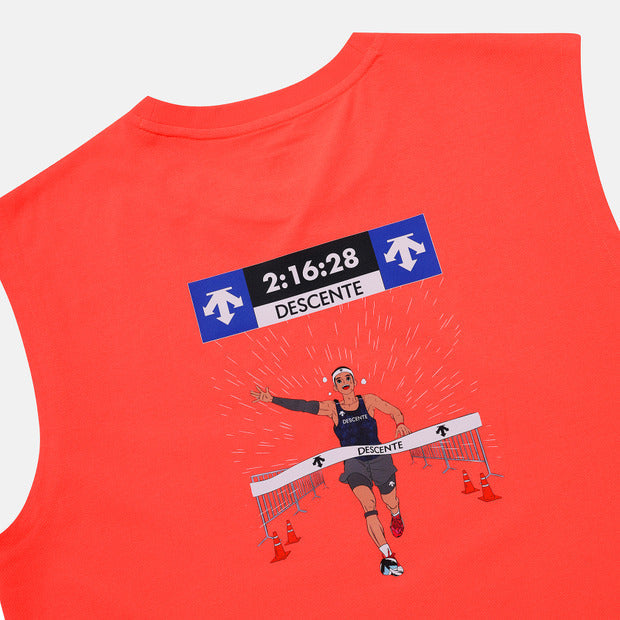 KIMJUNGYOUN BACK GRAPHIC COOLING SLEEVELESS 男士 休閒無袖背心