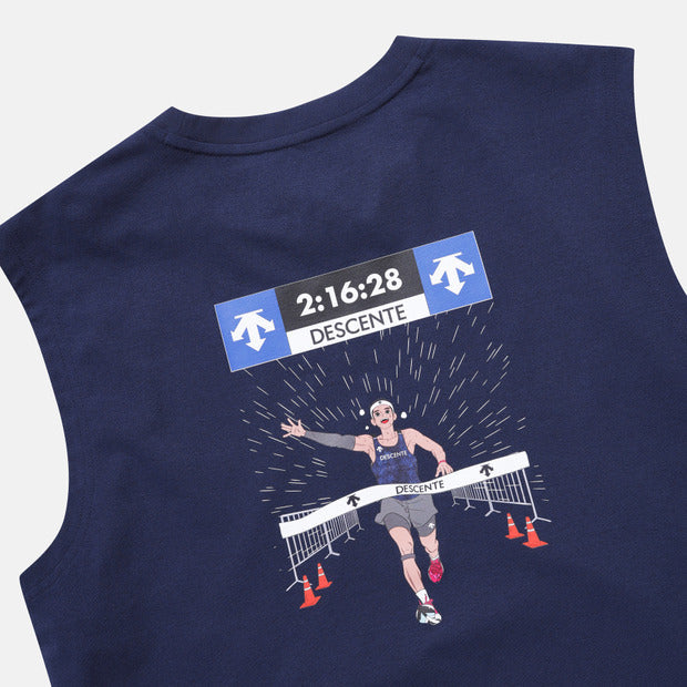 KIMJUNGYOUN BACK GRAPHIC COOLING SLEEVELESS 男士 休閒無袖背心