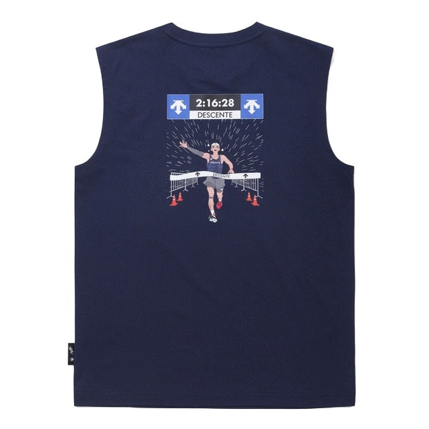 KIMJUNGYOUN BACK GRAPHIC COOLING SLEEVELESS 男士 休閒無袖背心
