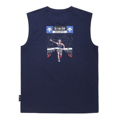 KIMJUNGYOUN BACK GRAPHIC COOLING SLEEVELESS 男士 休閒無袖背心