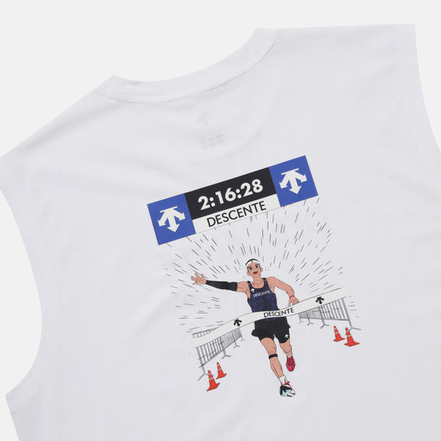 KIMJUNGYOUN BACK GRAPHIC COOLING SLEEVELESS 男士 休閒無袖背心