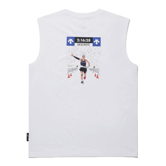 KIMJUNGYOUN BACK GRAPHIC COOLING SLEEVELESS 男士 休閒無袖背心