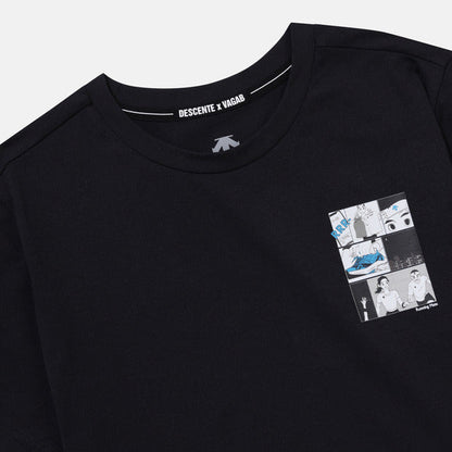 KIMJUNGYOUN SMALL GRAPHIC COOLING CROP SS TSHIRT 女士 休閒短版T恤