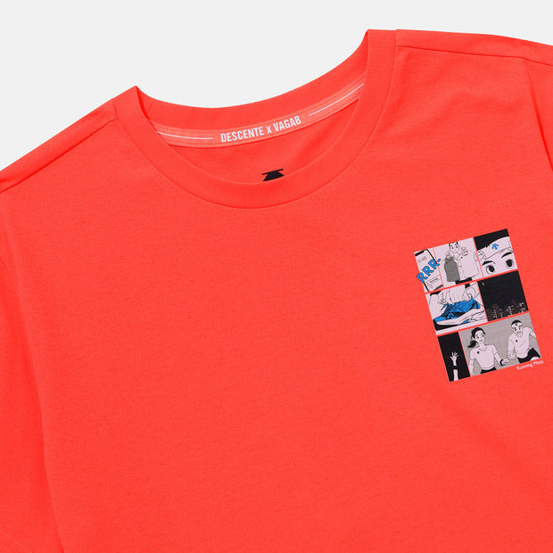 KIMJUNGYOUN SMALL GRAPHIC COOLING CROP SS TSHIRT 女士 休閒短版T恤