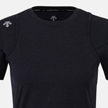 WOMENS RUNNER'S LAYERED SHORT SLEEVE 女士 運動上衣