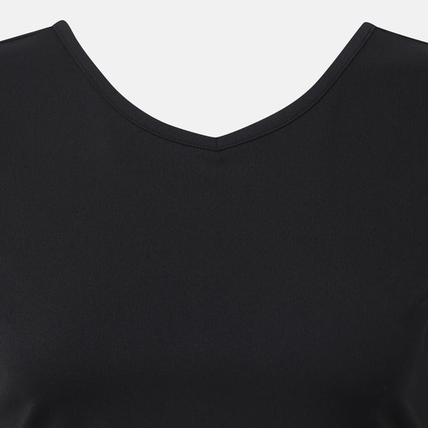 WOMEN'S SEMI-CROPPED SHORT-SLEEVED T-SHIRT 女士 運動上衣