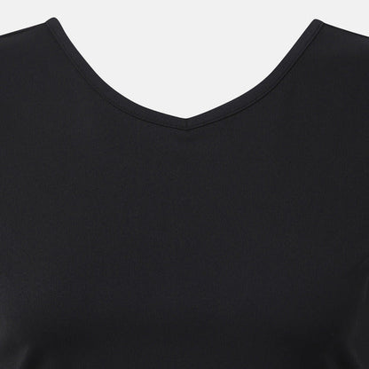 WOMEN'S SEMI-CROPPED SHORT-SLEEVED T-SHIRT 女士 運動上衣