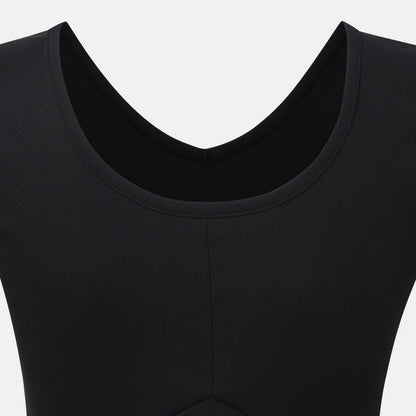 WOMEN'S SEMI-CROPPED SHORT-SLEEVED T-SHIRT 女士 運動上衣