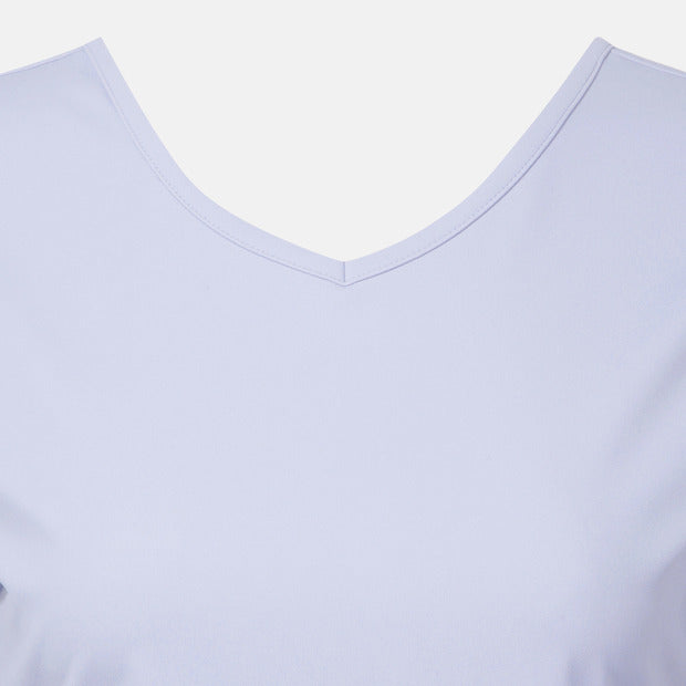 WOMEN'S SEMI-CROPPED SHORT-SLEEVED T-SHIRT 女士 運動上衣