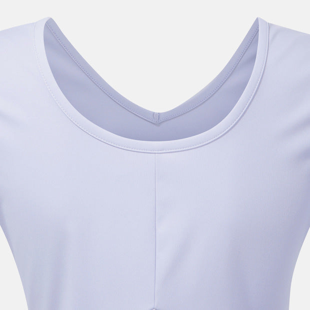 WOMEN'S SEMI-CROPPED SHORT-SLEEVED T-SHIRT 女士 運動上衣