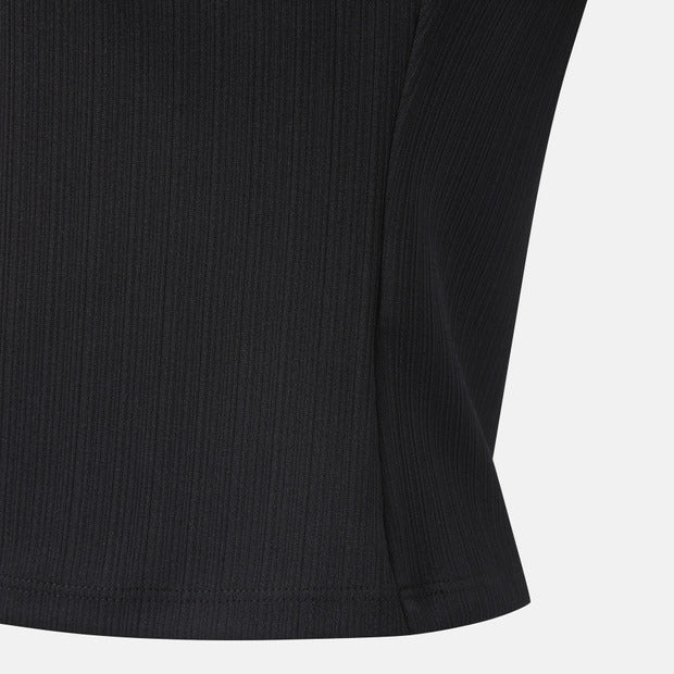 WOMEN'S RIBBED SHORT SLEEVE T-SHIRT 女士 運動上衣