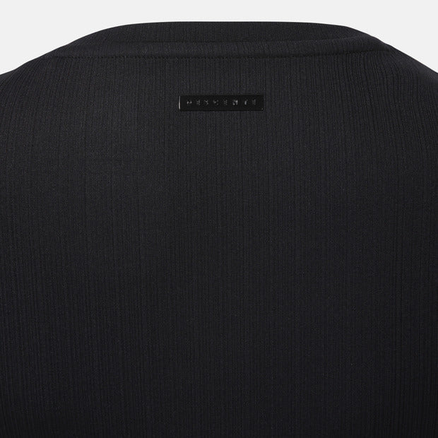 WOMEN'S RIBBED SHORT SLEEVE T-SHIRT 女士 運動上衣