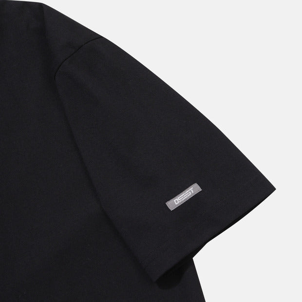 ESSENTIAL SMALL WORDING COTTON SHORT SLEEVE T-SHIRT 女士 運動上衣