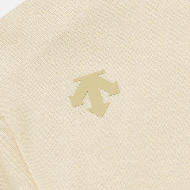 ESSENTIAL SMALL WORDING COTTON SHORT SLEEVE T-SHIRT 女士 運動上衣