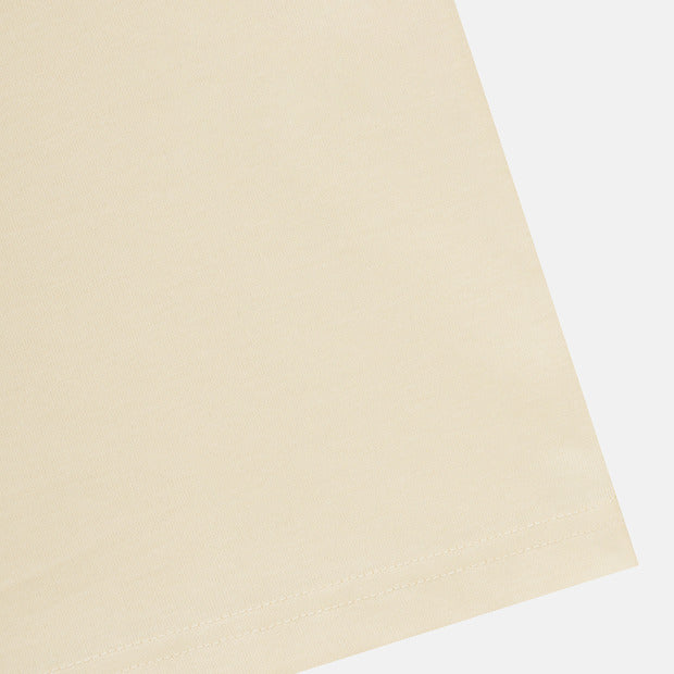 ESSENTIAL SMALL WORDING COTTON SHORT SLEEVE T-SHIRT 女士 運動上衣