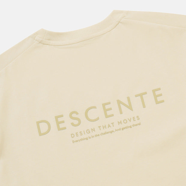 ESSENTIAL SMALL WORDING COTTON SHORT SLEEVE T-SHIRT 女士 運動上衣