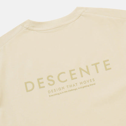 ESSENTIAL SMALL WORDING COTTON SHORT SLEEVE T-SHIRT 女士 運動上衣