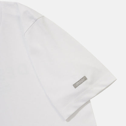 ESSENTIAL SMALL WORDING COTTON SHORT SLEEVE T-SHIRT 男士 運動上衣