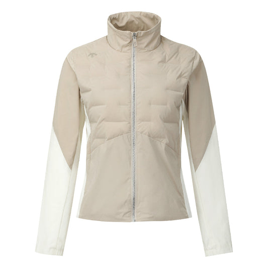 JERSEY MIX TUBE-DOWN JUMPER 女士 高爾夫球外套