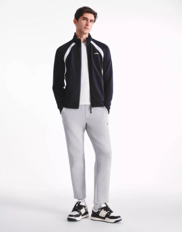 KNIT JACKET 男士 立領外套