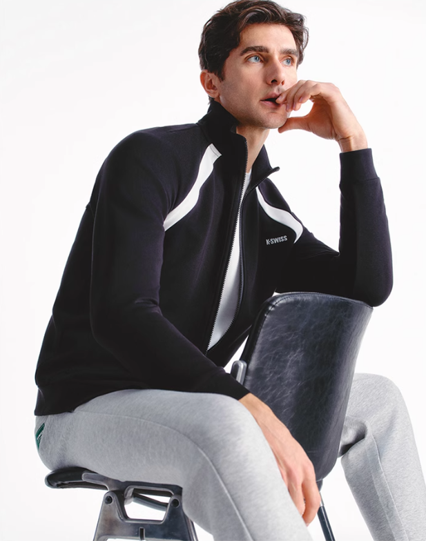 KNIT JACKET 男士 立領外套