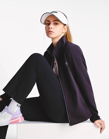 KNIT JACKET 女士 立領外套