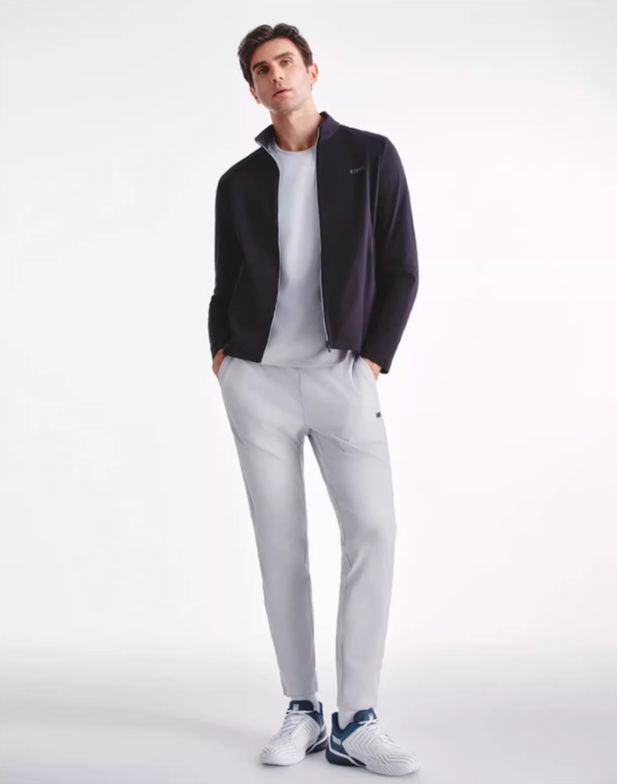 KNIT JACKET 男士 立領外套