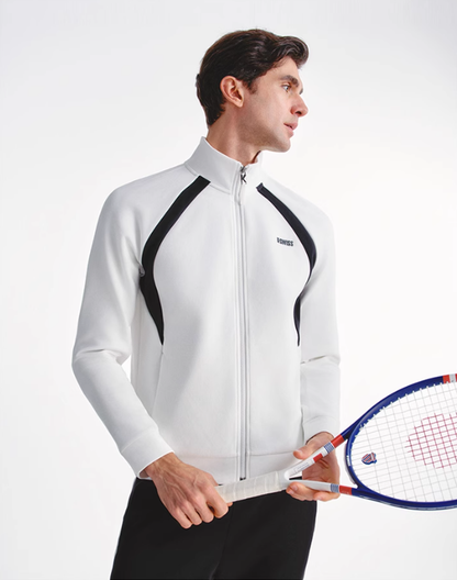 KNIT JACKET 男士 立領外套