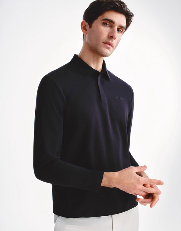 LONG SLEEVE POLO SHIRT 男士 長袖上衣