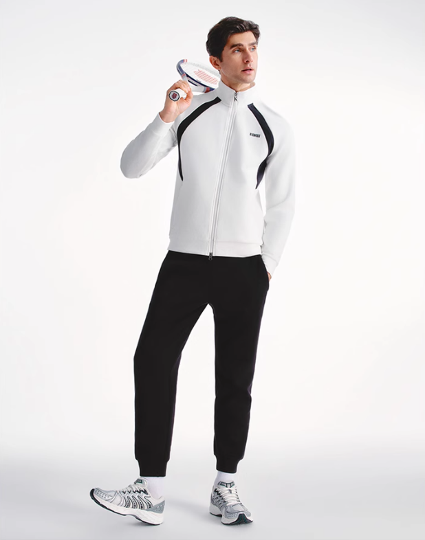 KNIT JACKET 男士 立領外套