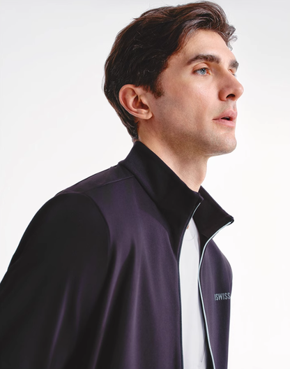 KNIT JACKET 男士 立領外套