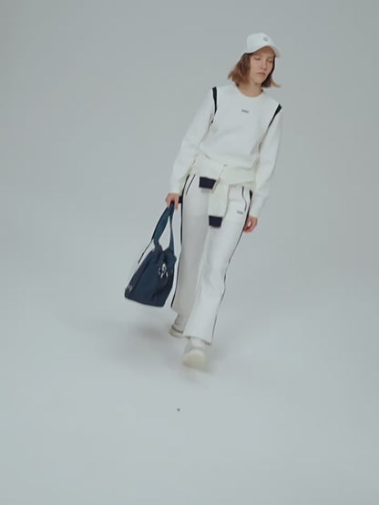 KNITE MAN TO MAN TEE 女士 圓領上衣