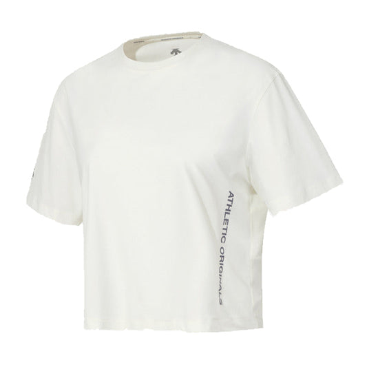 WOMEN'S RUNNING COOL CROP T-SHIRT 女士 休閒短袖上衣